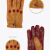 ms13 uomo guanti sportivi da guida auto ELVIRA: Guanti, giacche e accessori moda uomo e donna in pelle fatti a mano in ITALIA